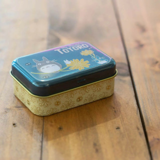 Petite boîte métal Totoro fleur - Mon Voisin Totoro