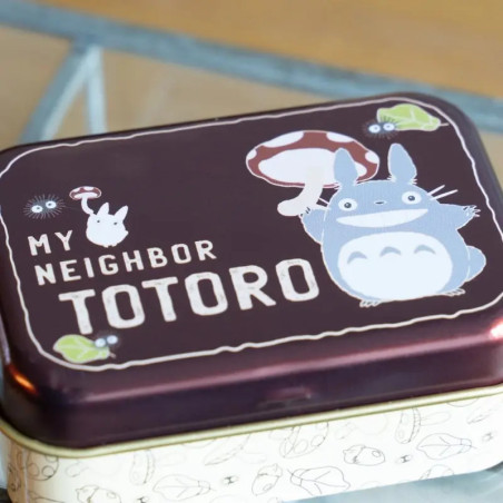 Petite boîte métal Totoro champignon - Mon Voisin Totoro