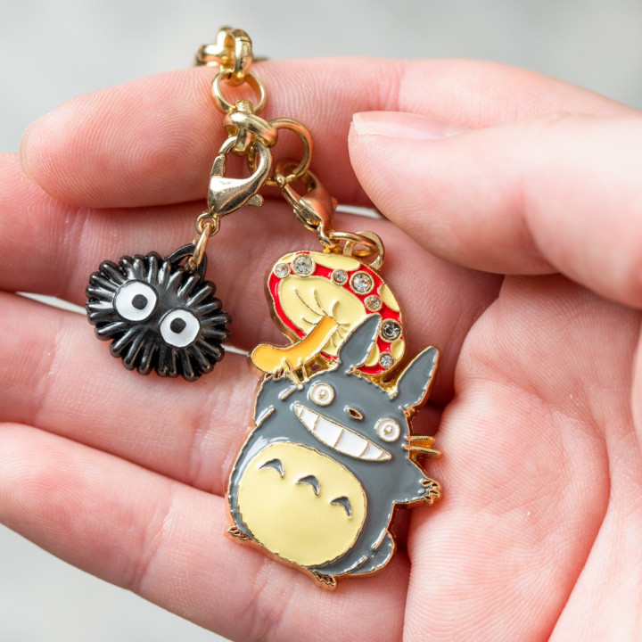 Chaînette Charms Totoro Blanc & Fruits - Mon Voisin Totoro
