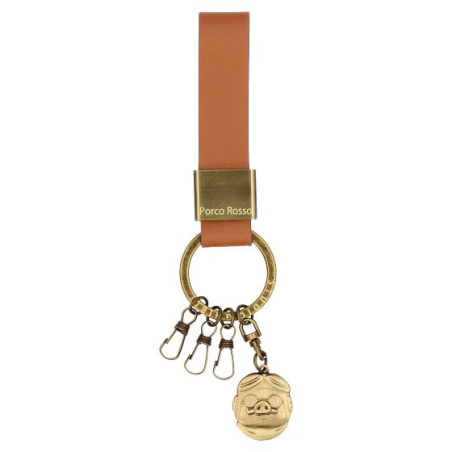 Leather Keychain Marco - Porco Rosso