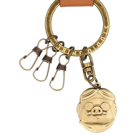 Leather Keychain Marco - Porco Rosso