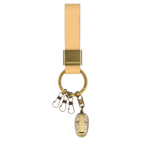 Leather Keychain No Face - Spirited Away