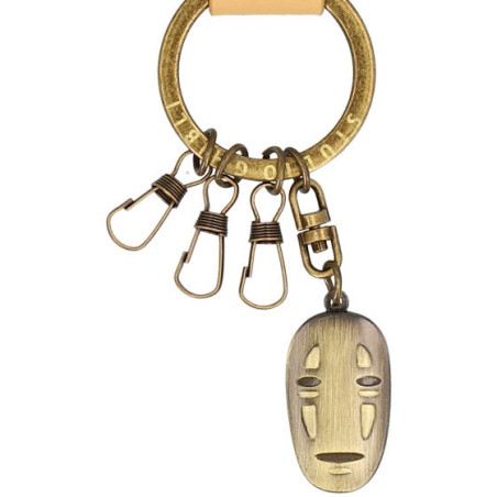 Leather Keychain No Face - Spirited Away