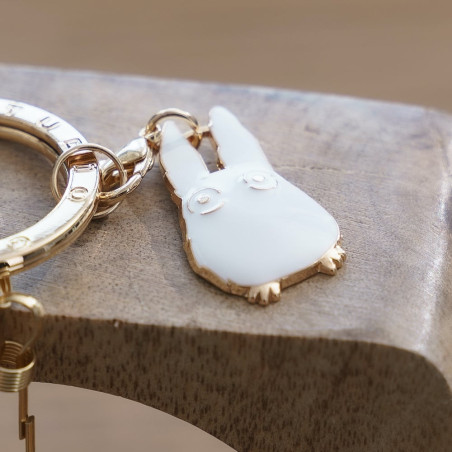 Porte-Clés métal Totoro Blanc - Mon Voisin Totoro