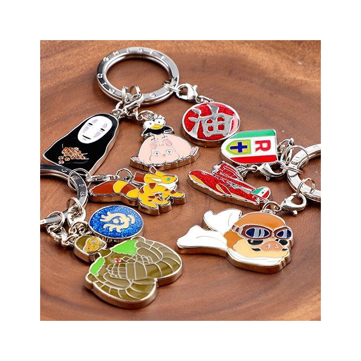 3 pieces Key Ring Marco - Porco Rosso