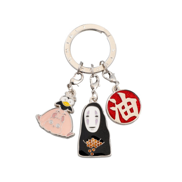Porte-clés métal 3 personnages Arubaya - Le Voyage de Chihiro