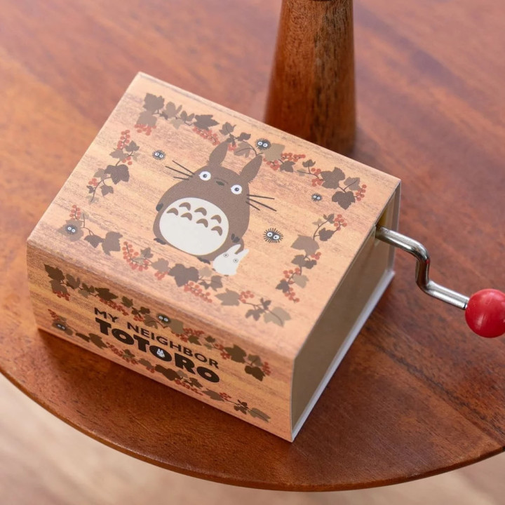 Boîte à musique manivelle Feuille d’Automne  - Mon Voisin Totoro
