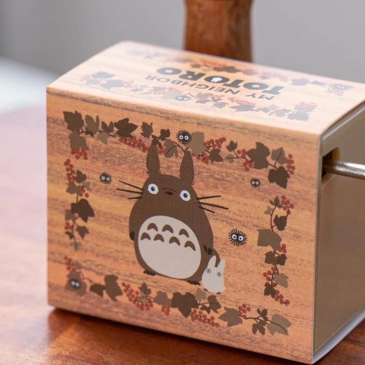 Boîte à musique manivelle Feuille d’Automne  - Mon Voisin Totoro