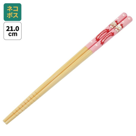 Bamboo Chopsticks 21 cm - Hello Kitty