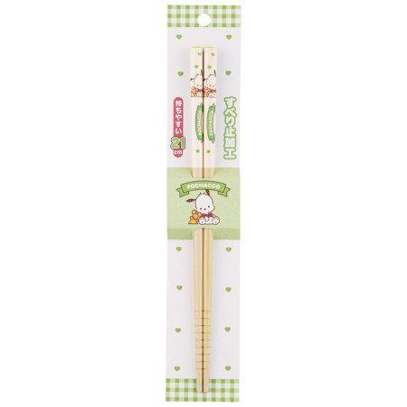 Baguettes en bambou 21 cm - Pochacco