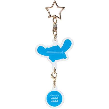 Star Keychain Astrological Aquarius Symbol - Cinnamoroll