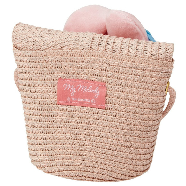 Sac bandoulière en paille - My Melody