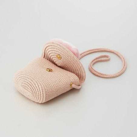 Sac bandoulière en paille - My Melody