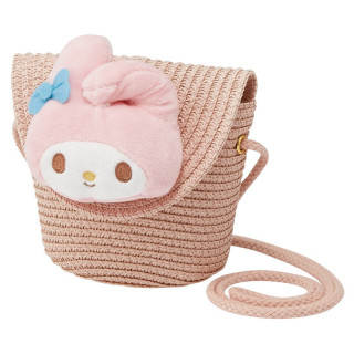 Sac bandoulière en paille - My Melody