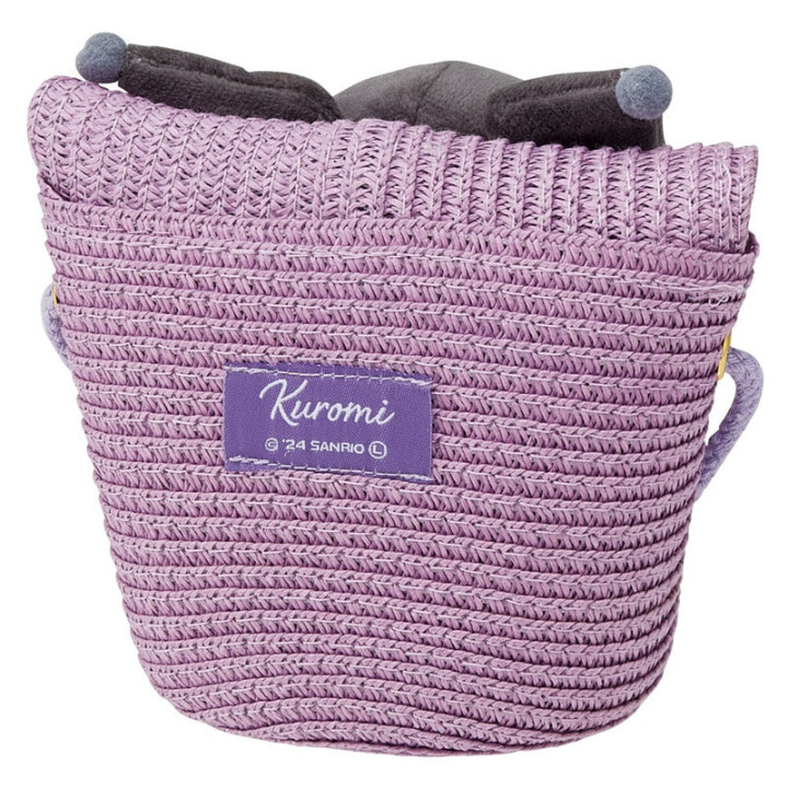 Sac bandoulière en paille - Kuromi