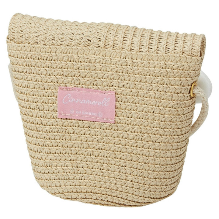 Sac bandoulière en paille - Cinnamoroll