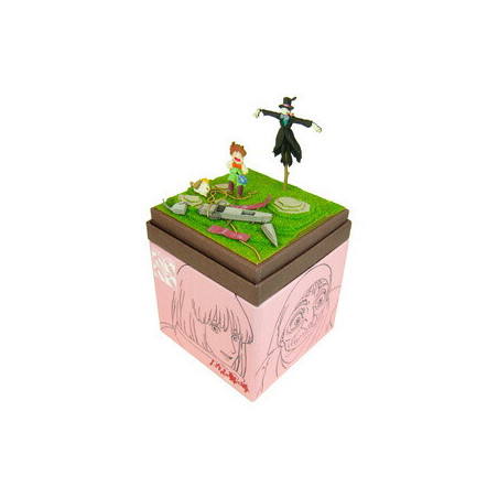 Diorama papier mini Navet, Markl et Heen - Mon Voisin Totoro