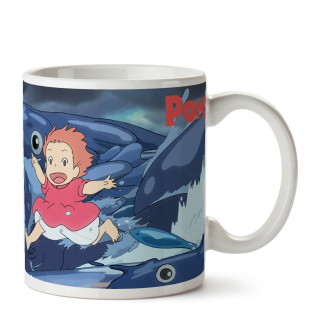Mug Ghibli 10 - Vagues - Ponyo sur la falaise