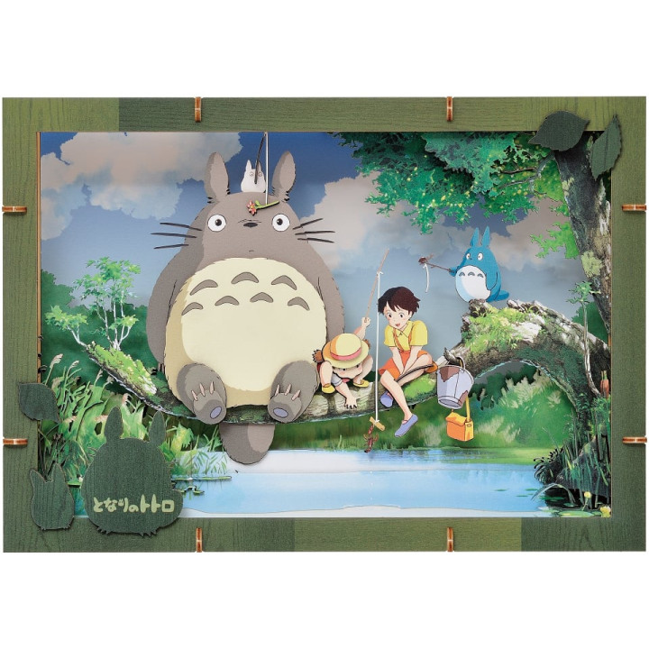 Théâtre de papier Deluxe Totoro pêche - Mon Voisin Totoro