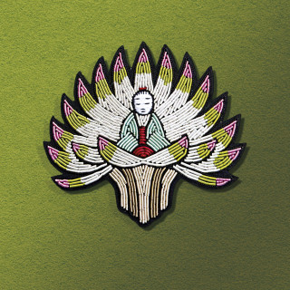Broche Cannetille Éveil de Kaguya - Le conte de la Princesse Kaguya