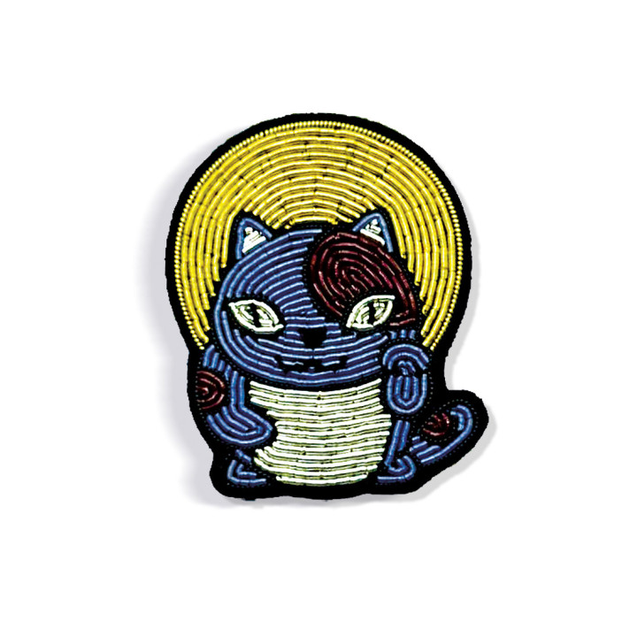 Broche Cannetille Clan des Chats - Pompoko