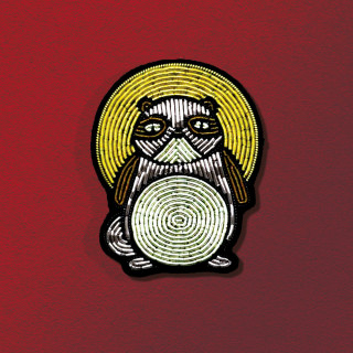 Broche Cannetille Clan des Tanukis - Pompoko