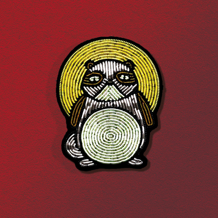 Broche Cannetille Clan des Tanukis - Pompoko