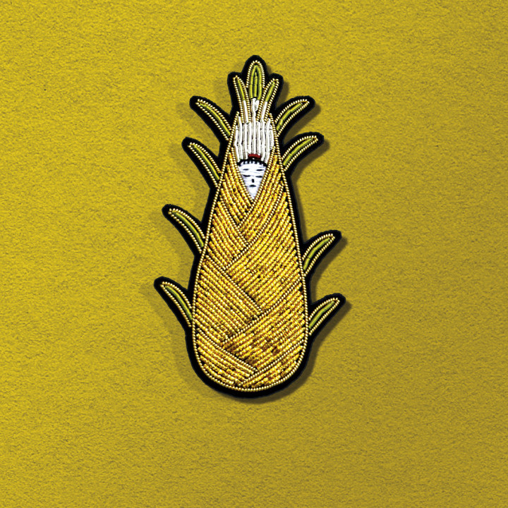 Broche Cannetille Cocon - Le conte de la Princesse Kaguya