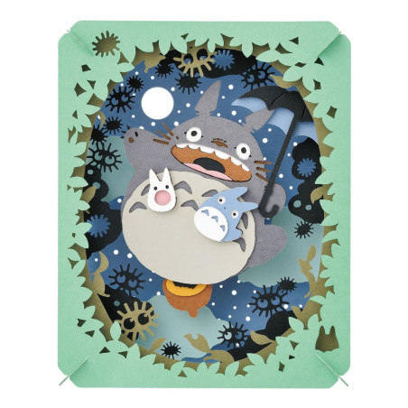 Théâtre de papier Totoro Sous la lune - Mon Voisin Totoro