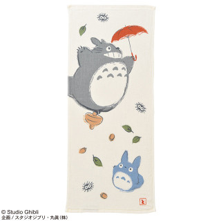 SERVIETTE IMABARI TOTORO PARAPLUIE - MON VOISIN TOTORO 34X80