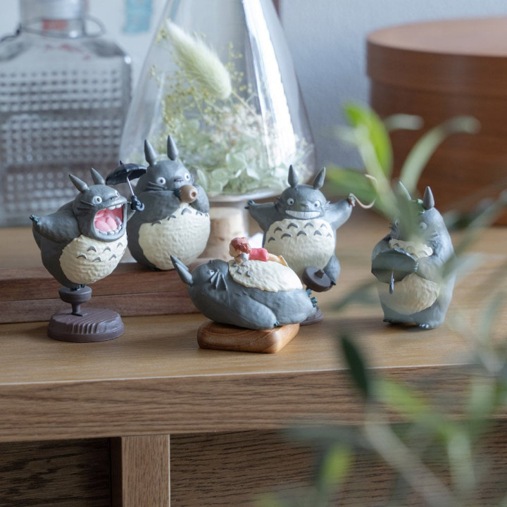 Pose Collection Assort. de 6 Figurines Totoro 02 – Mon Voisin Totoro