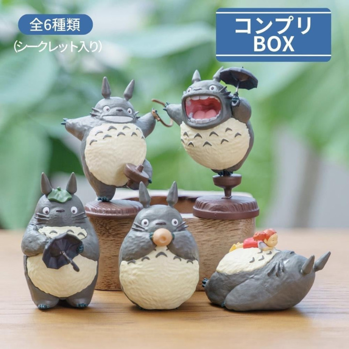 Pose Collection Assort. de 6 Figurines Totoro 02 – Mon Voisin Totoro