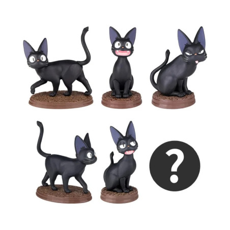 Pose Collection Assort. de 6 Figurines Jiji – Kiki la petite sorcière