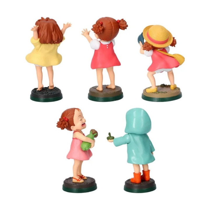 Pose Collection Assort. de 6 Figurines Mei - Mon Voisin Totoro