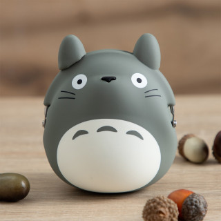 Porte-Monnaie Silicone Totoro Gris - Mon Voisin Totoro