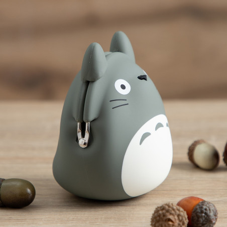 Porte-Monnaie Silicone Totoro Gris - Mon Voisin Totoro