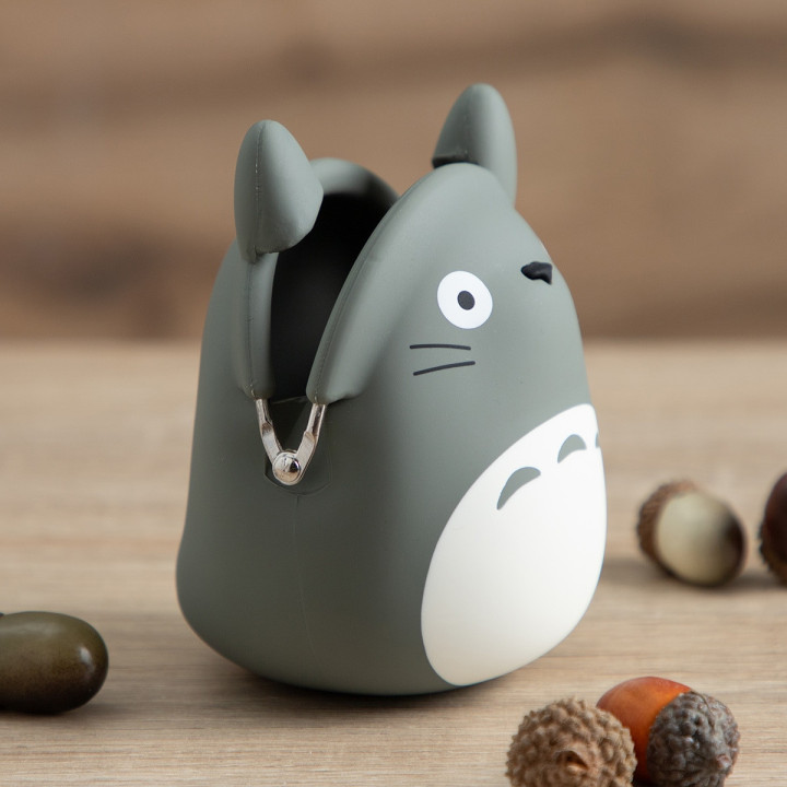 Porte-Monnaie Silicone Totoro Gris - Mon Voisin Totoro