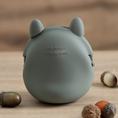 Porte-Monnaie Silicone Totoro Gris - Mon Voisin Totoro