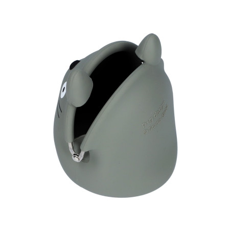 Porte-Monnaie Silicone Totoro Gris - Mon Voisin Totoro