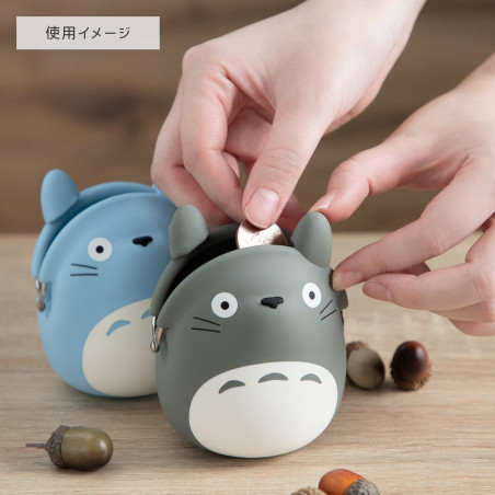 Porte-Monnaie Silicone Totoro Gris - Mon Voisin Totoro