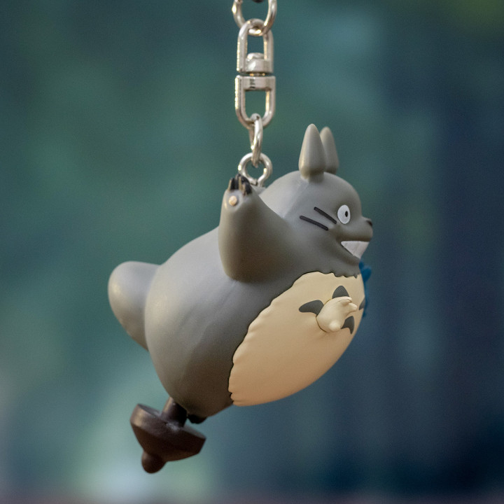 Porte-Clés Totoro sur sa toupie - Mon Voisin Totoro