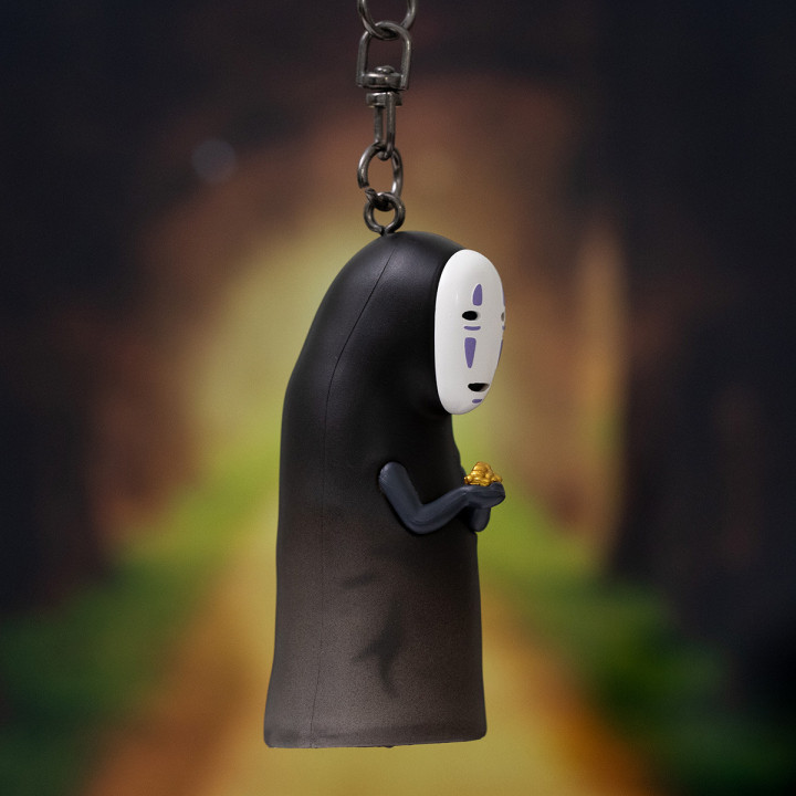 Porte-Clés No Face & poussière d'or - Le Voyage de Chihiro