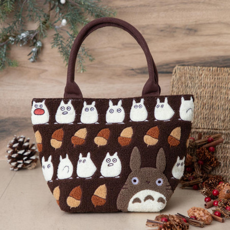 Embroidered hand bag Totoro Acorn - My Neighbor Totoro