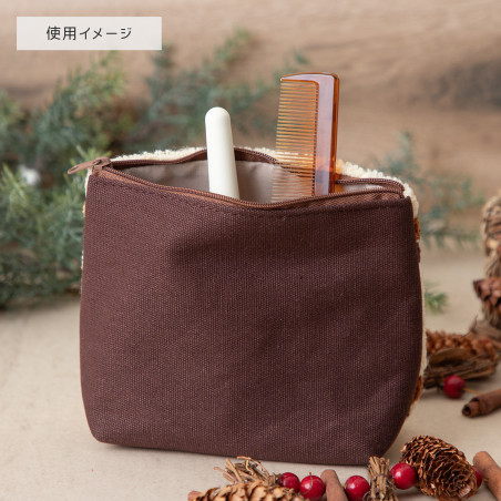 Pochette brodée Totoro Noisettes - Mon Voisin Totoro