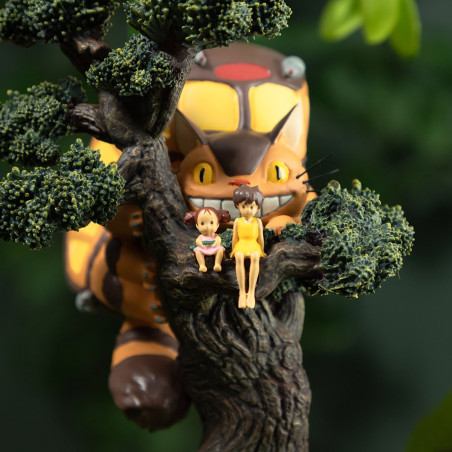 Diorama horloge Mei, Satsuki et Chatbus dans larbre - Mon Voisin Totoro