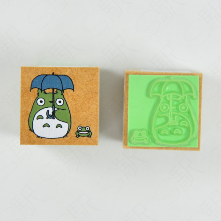 Tampon Totoro Parapluie - Mon Voisin Totoro