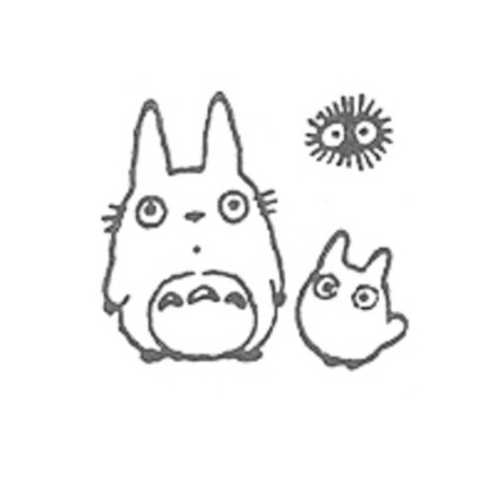 Tampon Totoro Bleu et Blanc - Mon Voisin Totoro