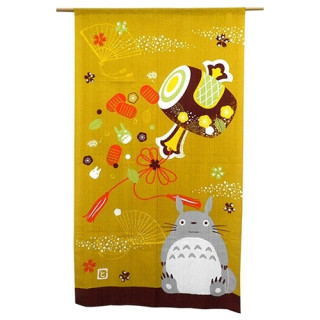Rideaux Totoro & marteau porte-bonheur 85x150cm - Mon Voisin Totoro