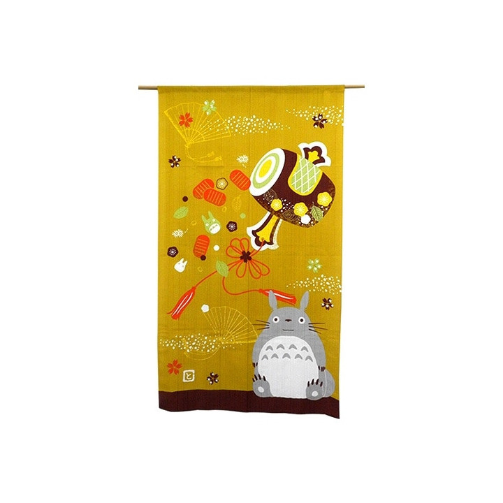 Rideaux Totoro & marteau porte-bonheur 85x150cm - Mon Voisin Totoro