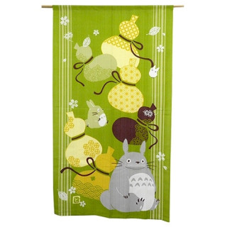 Rideaux Totoro & gourde porte-bonheur 85x150cm - Mon Voisin Totoro